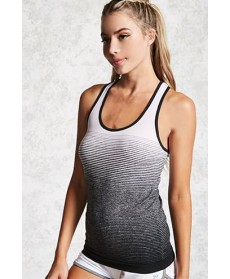 Forever 21 Active Striped Tank Top