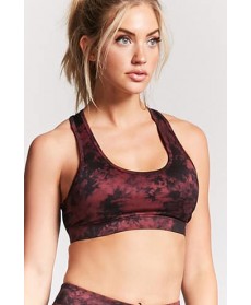 Forever 21  High Impact - Marbled Sports Bra