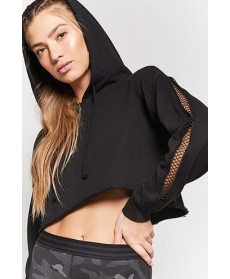 Forever 21  Active Mesh Panel Hoodie