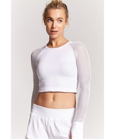 Forever 21  Active Sheer Mesh Top