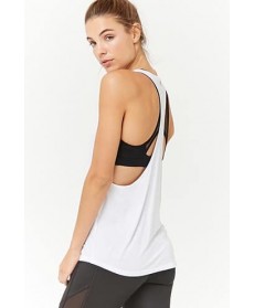 Forever 21 Active Heathered Racerback Tank Top