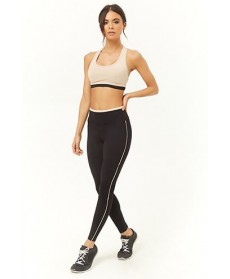 Forever 21  Active Contrast Piping Leggings