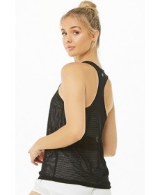 Forever 21  Active Mesh Racerback Tank Top