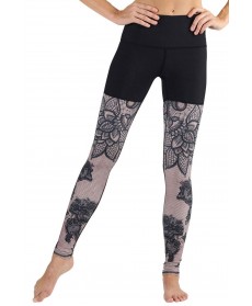 Yoga Democracy Lace in Place Urban Active Legging