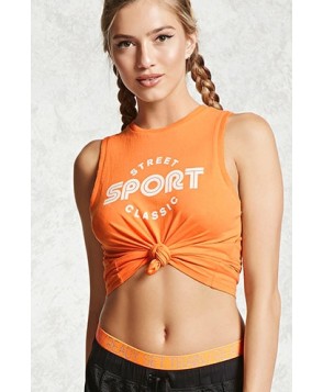 Forever 21  Active Graphic Muscle Tank Top