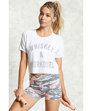Forever 21 Active Whiskey & Workouts Top