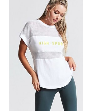 Forever 21 Active High-Sport Graphic Top