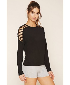 Forever 21 Active Cutout Top