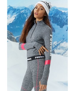 Forever 21 Active Heathered Powder Top