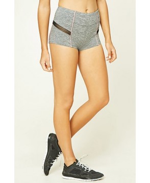 Forever 21 Active Mesh-Panel Shorts