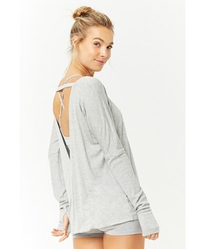 Forever 21  Active Plunging Back Top