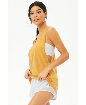 Forever 21  Active Mesh Back Muscle Tee