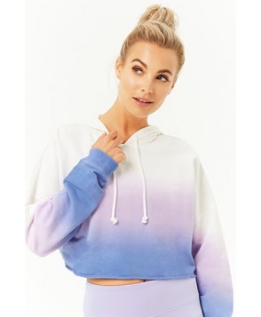 Forever 21  Active Ombre Hooded Top