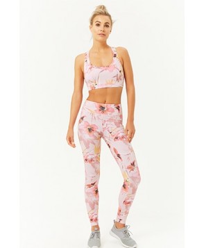 Forever 21  Active Tropical Floral Leggings