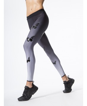 Carbon38 Ultra Luxe Butterfly Print Legging