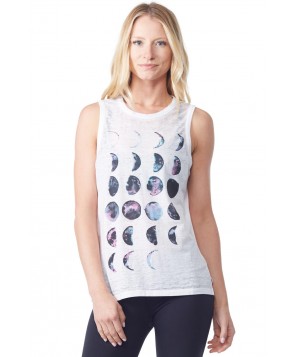 Chaser Watercolor Moon Chart Tank