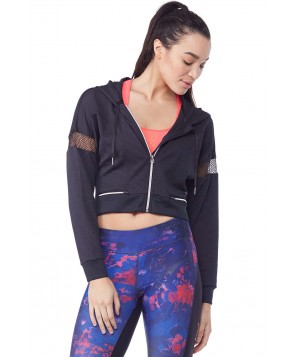 Industry Active Cropped Jacket w/ Hood