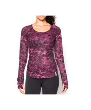 Under Armour Women's  Fly-By Allover Printed Mesh Long Sleeve