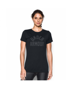 Under Armour Women's  Tech Word Mark T-Shirt