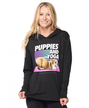 PUPPIES Puppies & Yoga Pullover Hoodie
