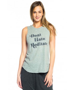 Spiritual Gangster Don't Hate Meditate Muscle Tank