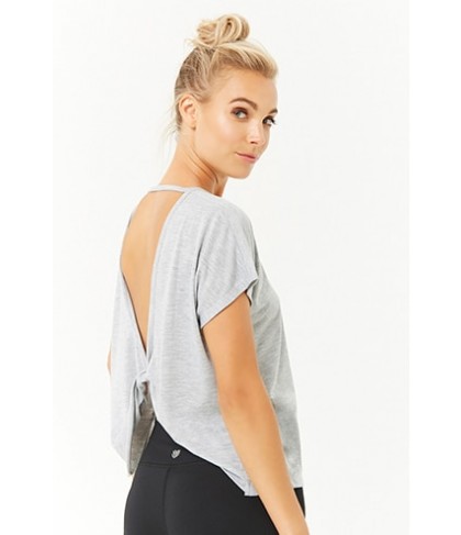 Forever 21  Active Twisted Back Cutout Top