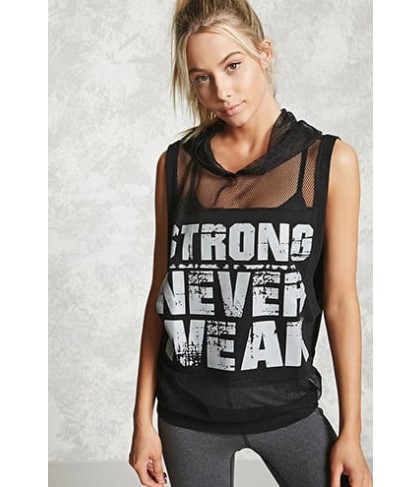 Forever 21 Active Strong Never Weak Top