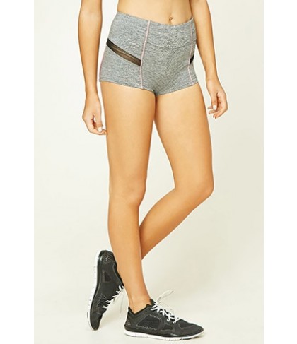 Forever 21 Active Mesh-Panel Shorts
