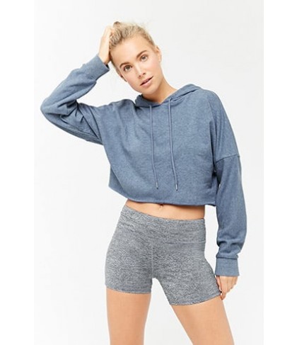 Forever 21 Active Hooded French Terry Top