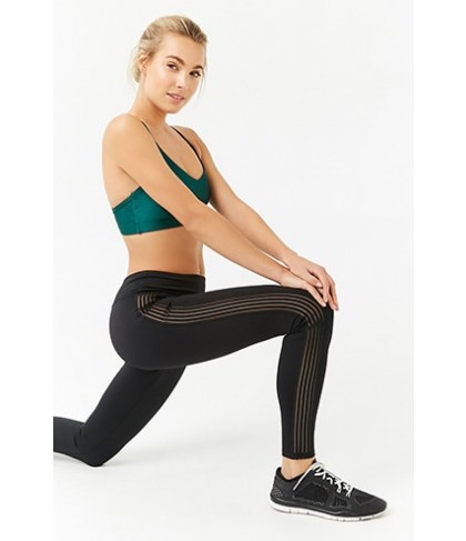 Forever 21  Active Shadow Striped Leggings