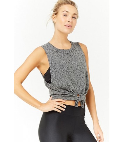 Forever 21  Active Tie-Front Muscle Tee
