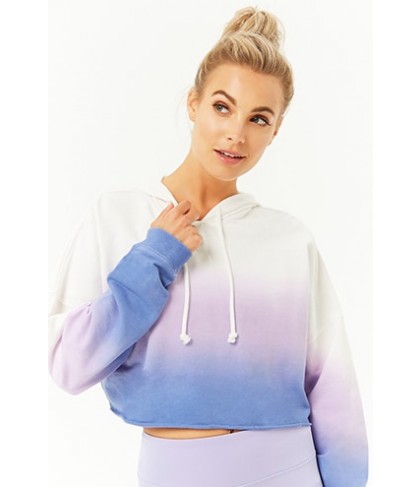 Forever 21  Active Ombre Hooded Top