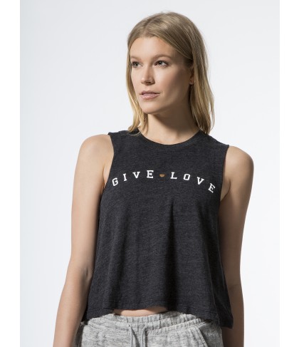 Carbon38 Give Love Crop Tank