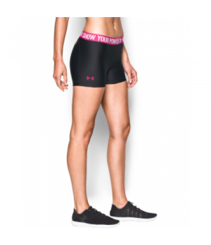 Under Armour Women's  Power In Pink HeatGear Armour Shorty