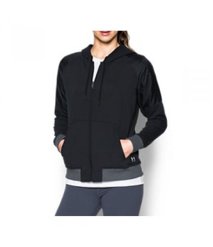 Under Armour Women's  Favorite French Terry Warm Up Hoodie
